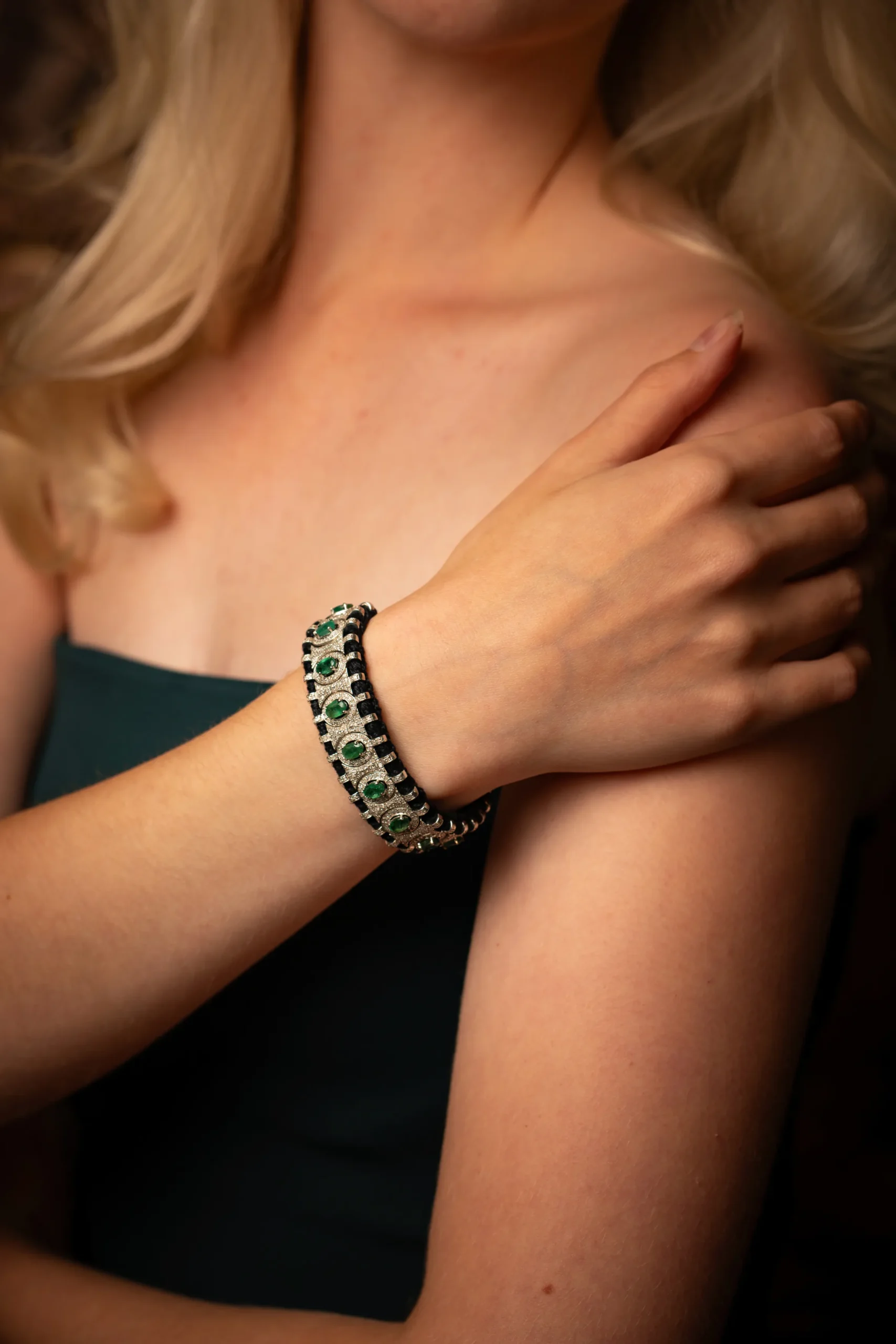 Caravan of stones bracelet editorial image.